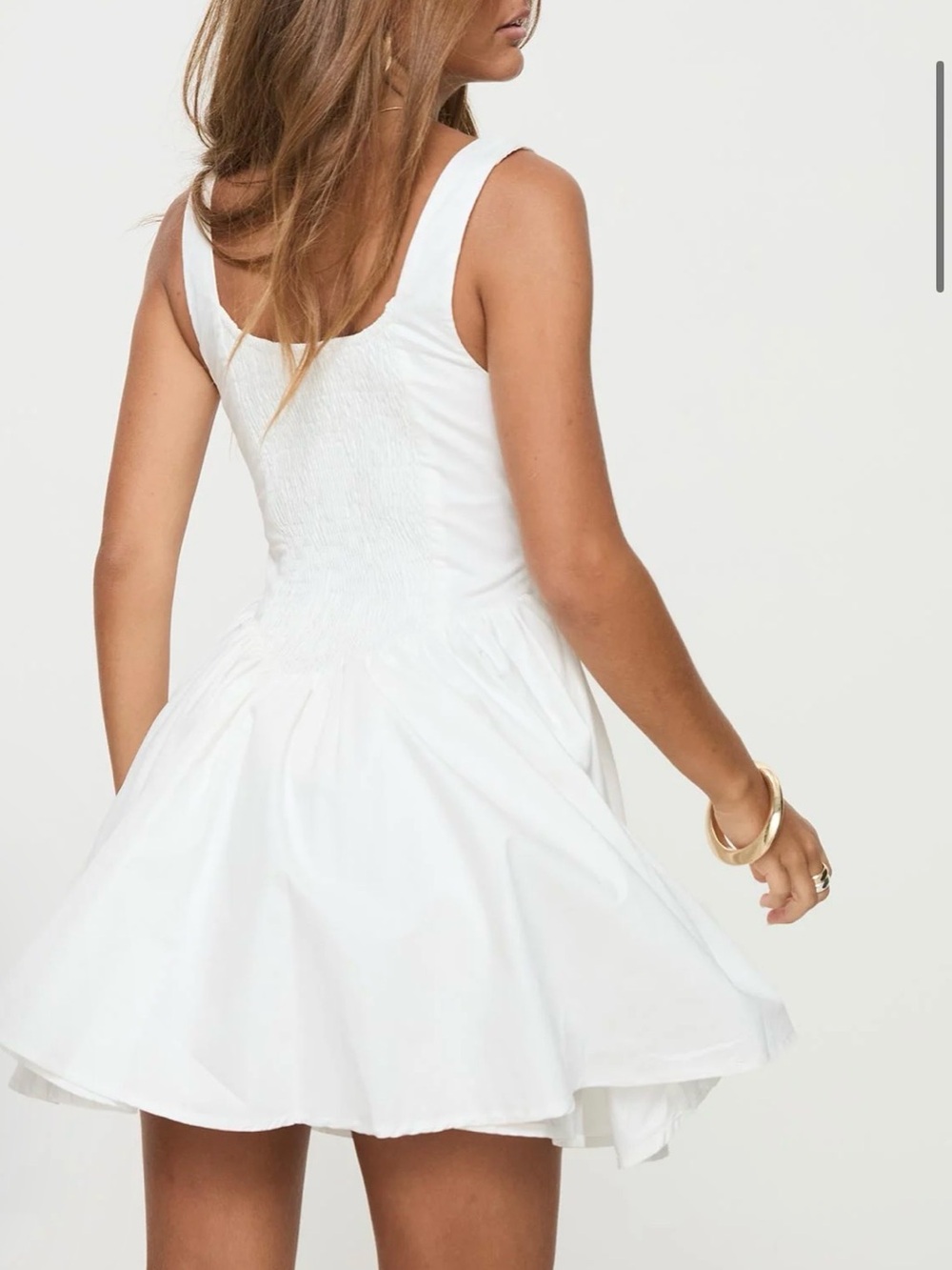 Princess Polly Straplie Mini Dress White - Picture 5 of 5
